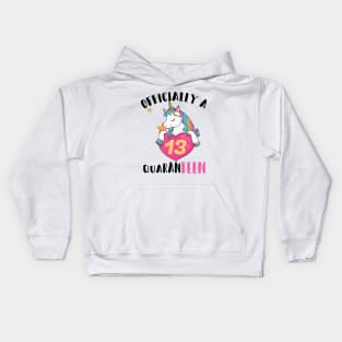 officially a Quaranteen Kids Hoodie